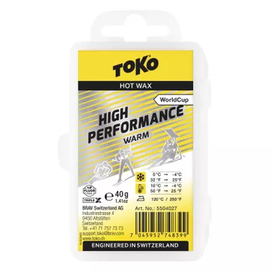 TOKO World Cup High Performance Warm 40g Hot Wax (5504027)