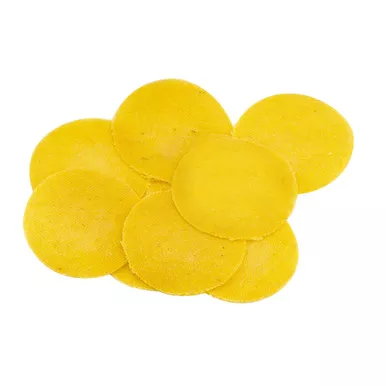 Traditions A1240 Shooting Patches Pre-Lubed .50-.54 Caliber, Yellow, 100 Pack