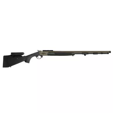 Traditions R74660450B Pursuit XT Pro 50 Cal Tungsten Cerakote 26" Fluted/Threaded w/VAPR Twist Barrel, Black Adj Cheek Piece & LOP Synthetic Stock