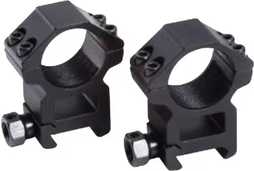 Traditions Rings Tactical 1″ – 4 Screw Extra High Matte Black