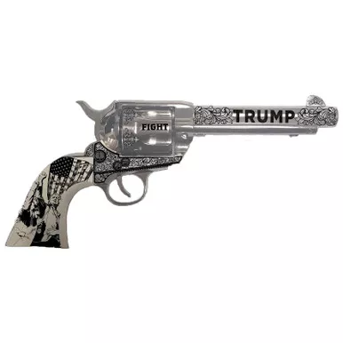 Traditions SAT73132FT 1873 45 Long Colt 6rd 5.50" Nickel White PVC Grip