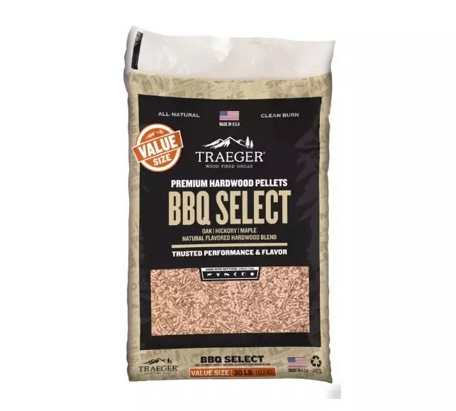 Traeger BBQ Select Pellets 30lbs PEL359