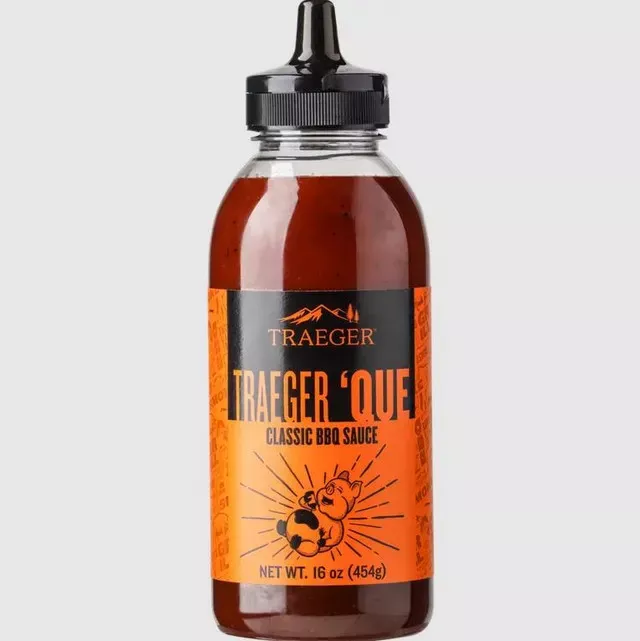 Traeger ‘Que BBQ sauce 16oz squeeze SAU063