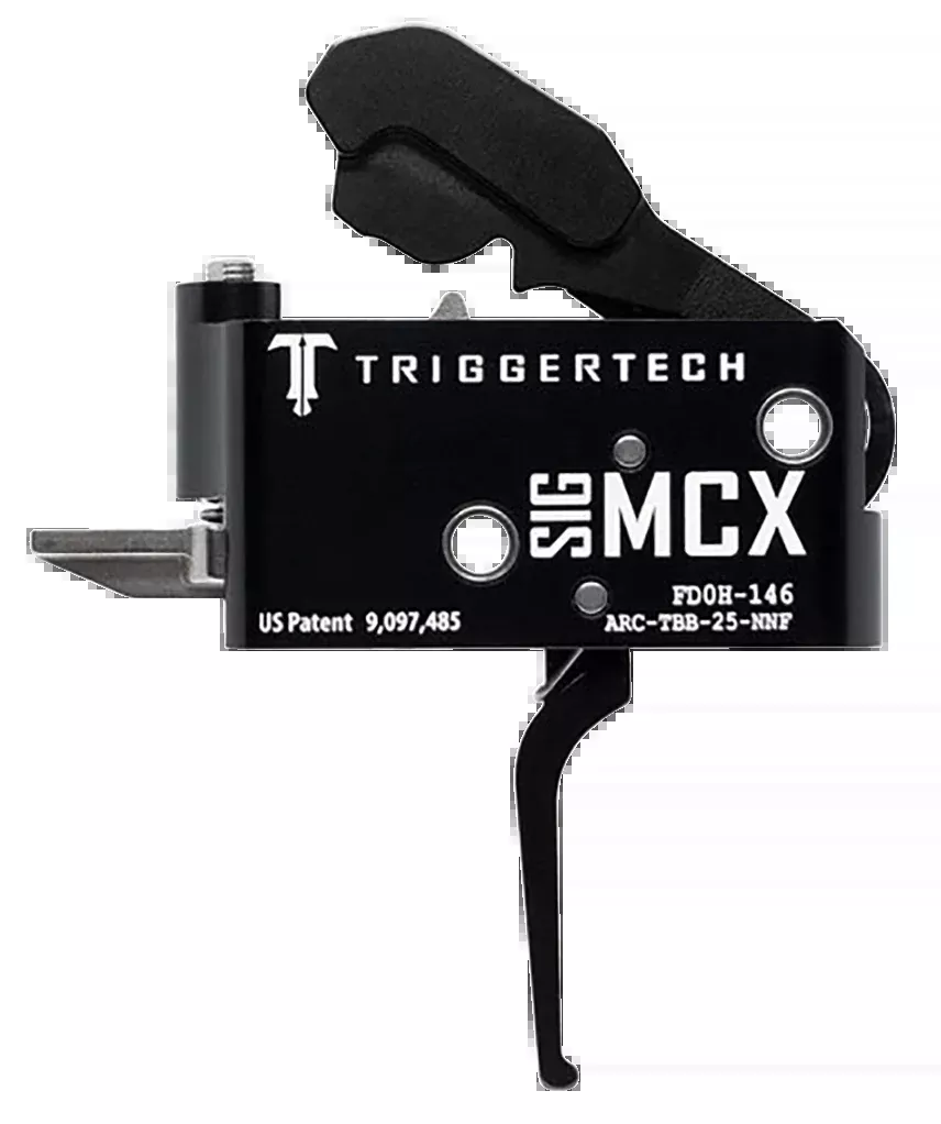 Trigger Tech Sig Mcx Two Stage Triggers Black Flat