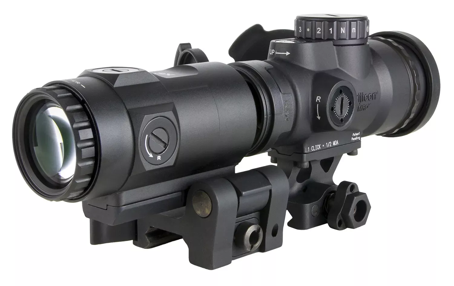 Trijicon MRO HD Patrol 1x25 Enclosed Red Multi-Reticle Dot Sight (2 MOA Dot / 68 MOA Circle) 2200108