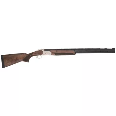 TriStar 33142 Trinity II LT Full Size 16 Gauge Break Open 2.75" 2rd 28" Black Over/Under Vent Rib Barrel, Engraved Silver Aluminum Receiver, Fixed Turkish Walnut Stock, Right Hand