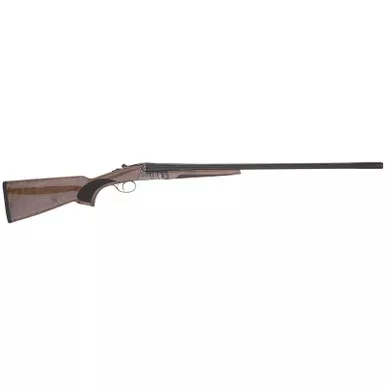 TriStar 38002 Phoenix 12 Gauge Break Open 3" 2rd 28" Blued Side By Side Barrel, Color Case Hardened Steel Receiver, Fixed Gloss Walnut Stock, Ambidextrous