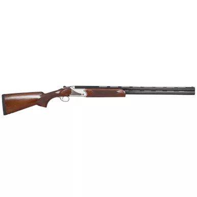TriStar 98730 Upland Hunter Silver II 12 Gauge 3" 2rd 28" Over/Under Vent Rib Barrel, Fixed Walnut Stock