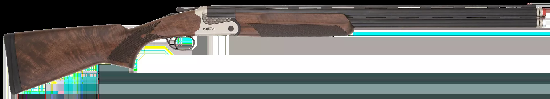 TriStar Cypher Over/Under 12 Gauge Shotgun 3" 2rd 28" Blued Chrome-Lined Stainless Steel Rec Deluxe Walnut 33160