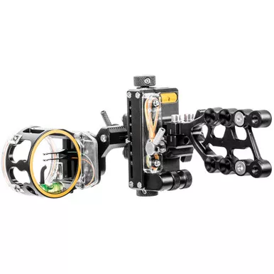 Trophy Ridge AS713R19 React Trio Pro Sight, 3 Pin, .019, Black, Right Hand