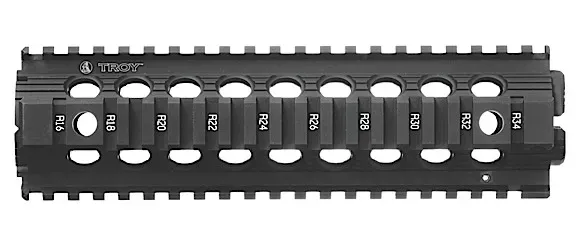 Troy Ind Drop In Accessory Rail AR-15 Black Hardcoat Anodized Aluminum