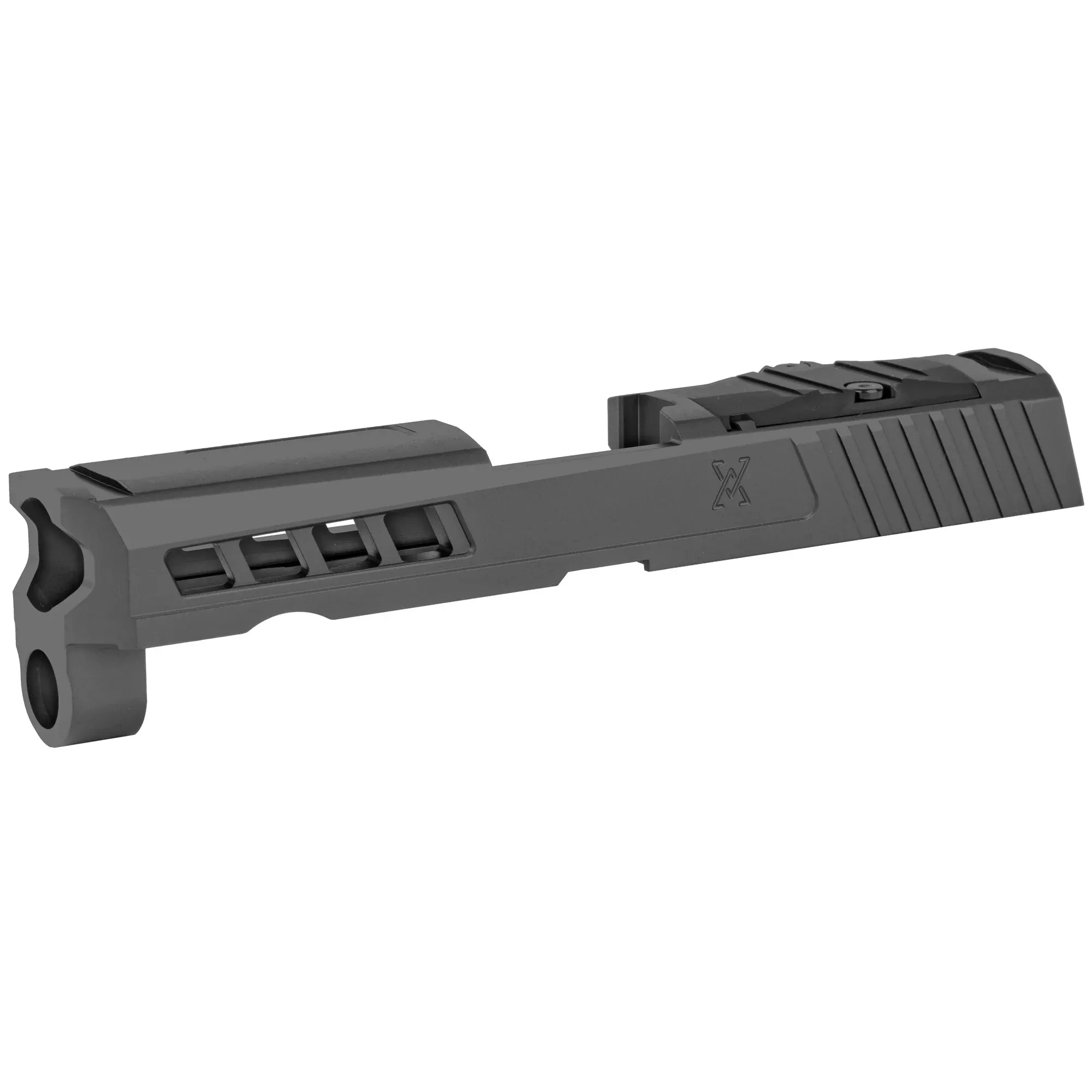 True Precision Sig P320c Slide - W/rmr Cut & Plate Black Dlc