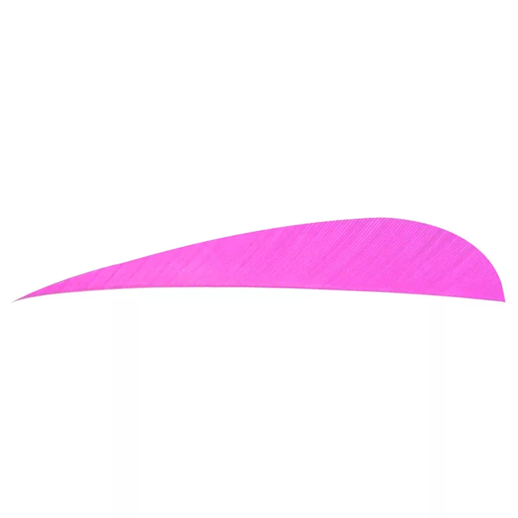 Trueflight Parabolic Feathers Pink 4 In. Rw 100 Pk.