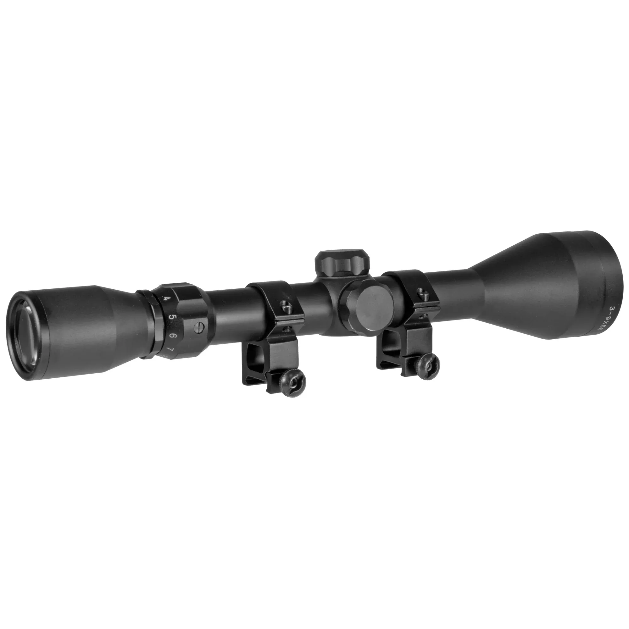 Truglo Buckline Rifle Scope Black 3-9x50 Bdc Reticle