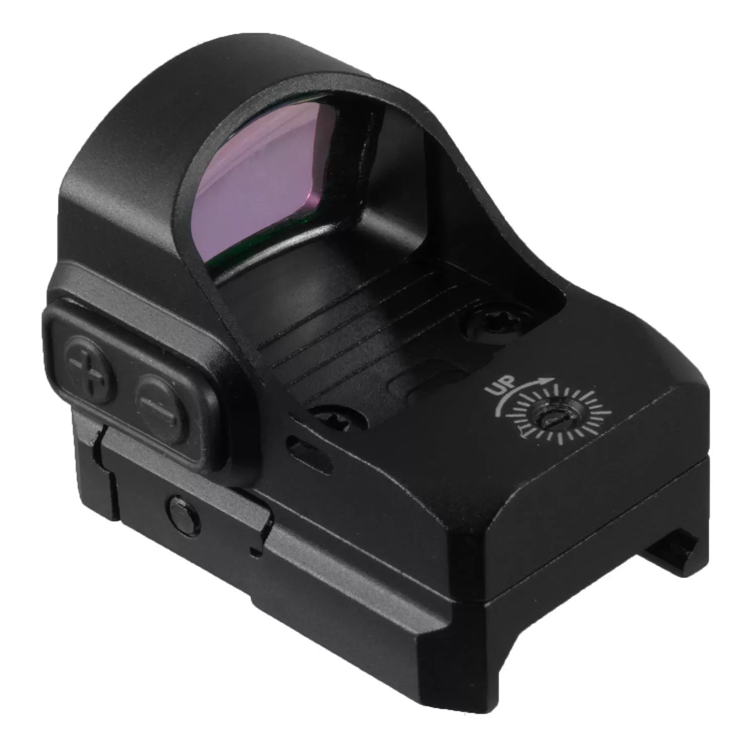 TRUGLO TruTec Micro Shotgun Red Dot Sight 3 MOA 23mm x 17mm Adjustable Elevation/Windage CR2032 Powered Anodized Aluminum Black