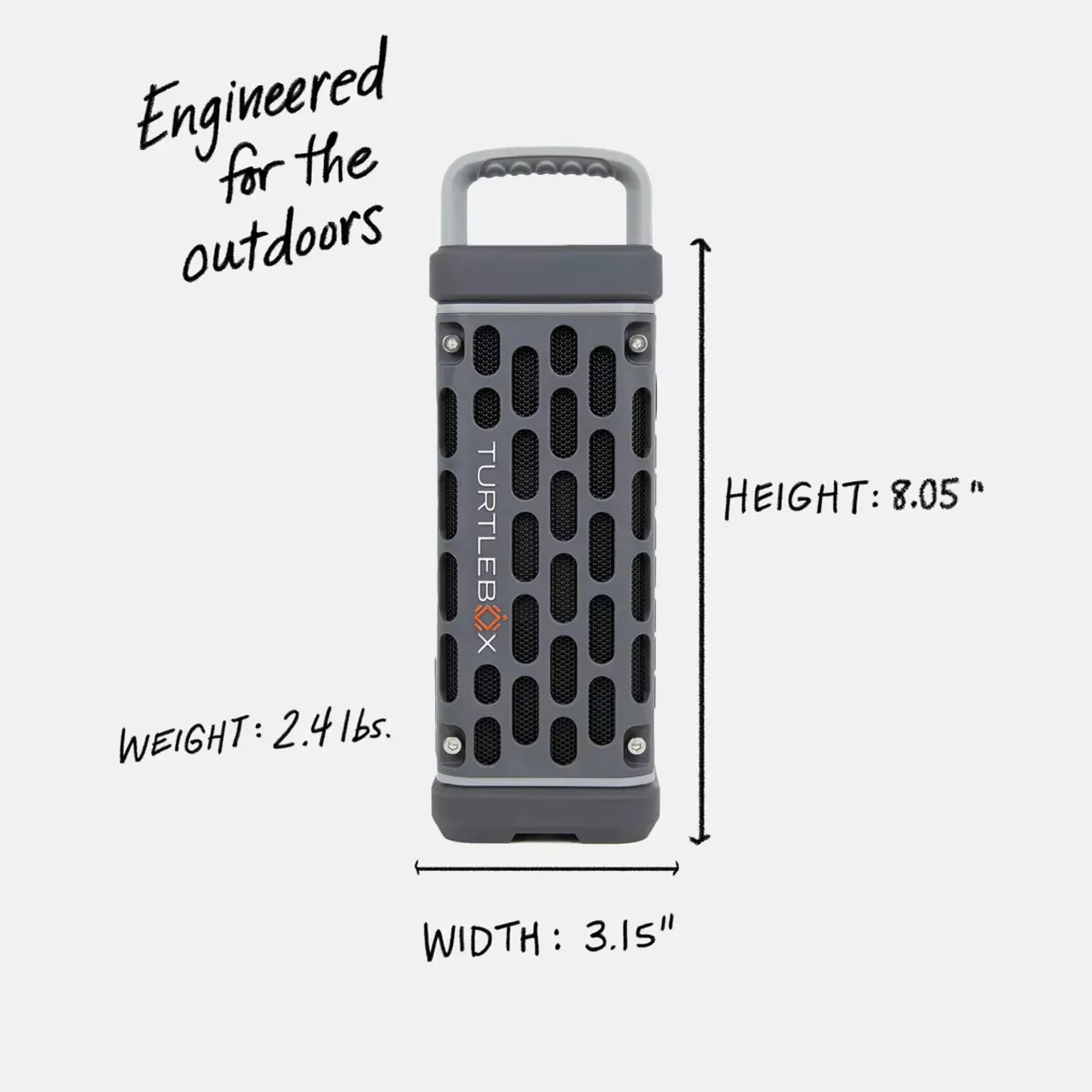 Turtlebox Ranger Speaker - Gray