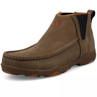 TWISTED X Men's 4in Chelsea UltraLite X Shitake Driving Moc (MDMU005)