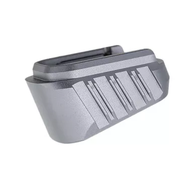 Tyrant CNC TDHCATMAGEX3GREY Hellcat Magazine Extension Fits Springfield Hellcat Pro Grey 7000 Series Aluminum