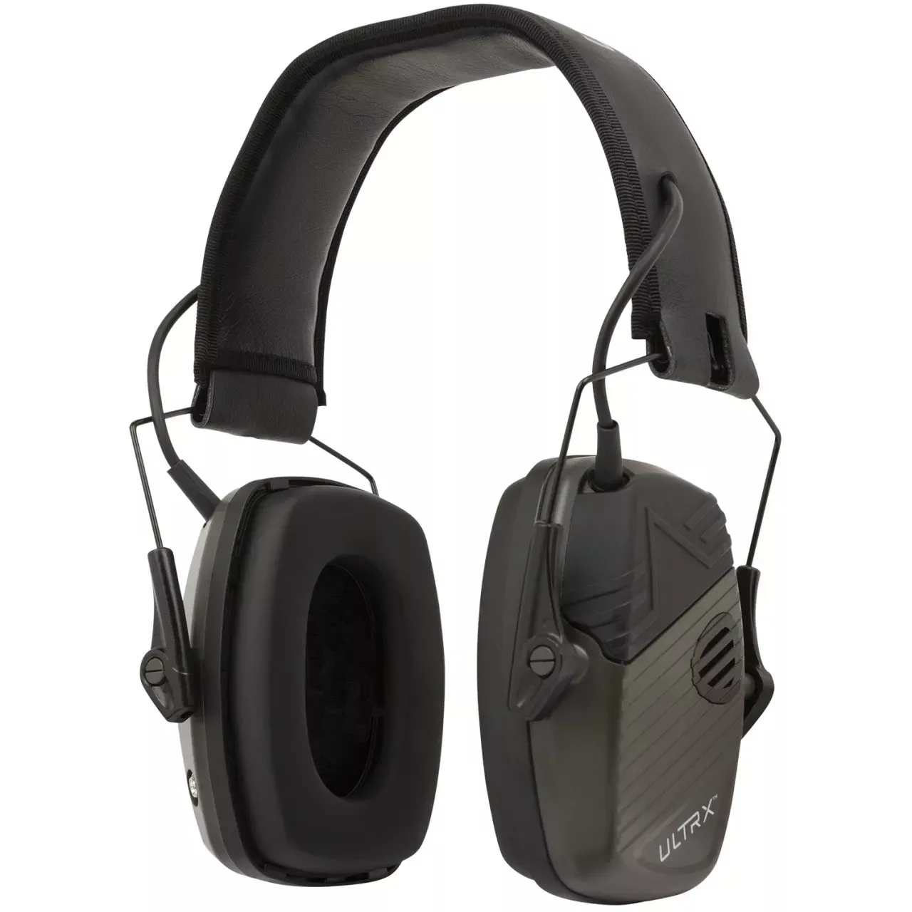 ULTRX Stereo Electronic Earmuff - Olive