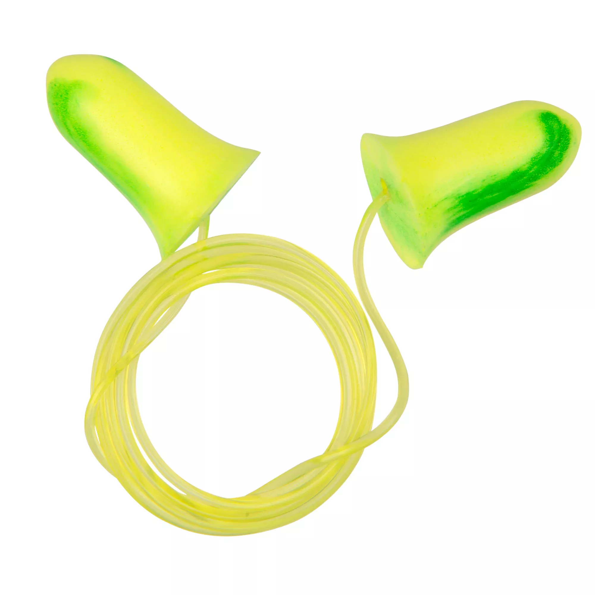 Ultrx Tethered Tapered Foam - Ear Plugs 5-pair Lime/yellow