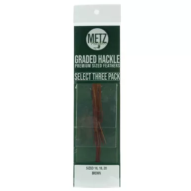 UMPQUA Metz Select 3-Pack Hackle