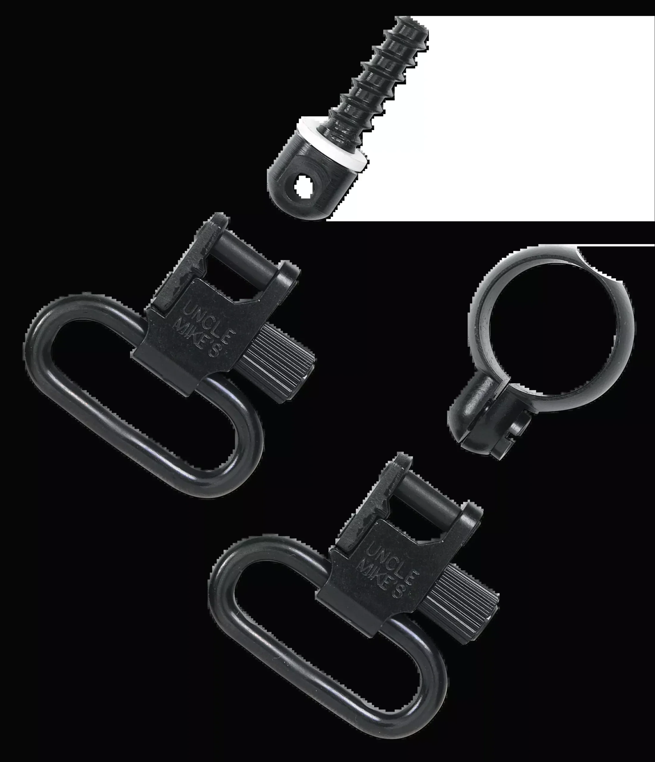 Uncle Mike’s Qd Swivels 115 Rf 1 In. .22 Full Band Blued