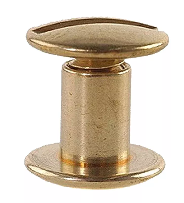 Uncle Mikes Chicago Screw, Unc 2509-0 Brass Chicago Screws24/pk
