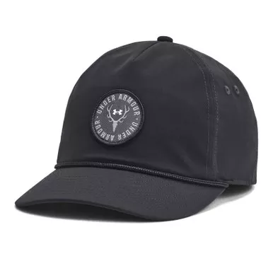 UNDER ARMOUR Men's Hunt Anthracite/Summit White Snapback Cap (1386656-016-OSFM)