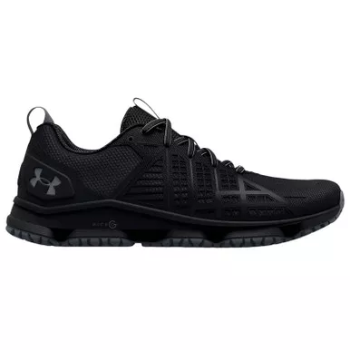 UNDER ARMOUR Men's Micro G Strikefast Black/Black/Pitch Gray Tactical Shoes (3024953-001)