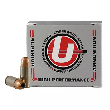 Underwood Ammo 139 ASP 9mmLuger+P 147gr Jacketed Hollow Point 20 Per Box/10 Case
