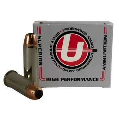 Underwood Ammo 325 XTP 44RemMag 180gr Jacketed Hollow Point 20 Per Box/10 Case