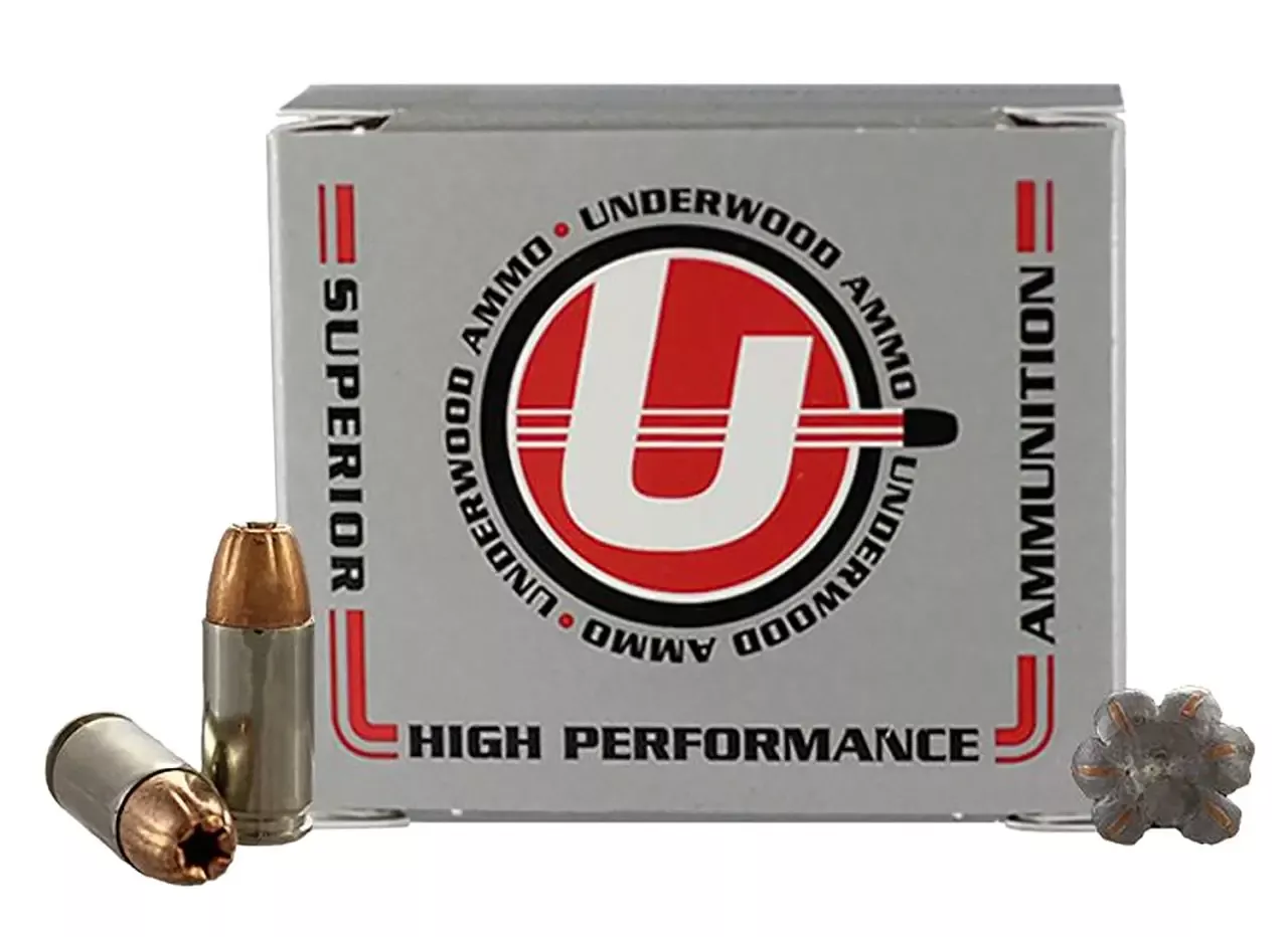 Underwood Ammo XTP 9mm Luger Ammo 124 gr Jacketed Hollow Point 20 Rounds 114