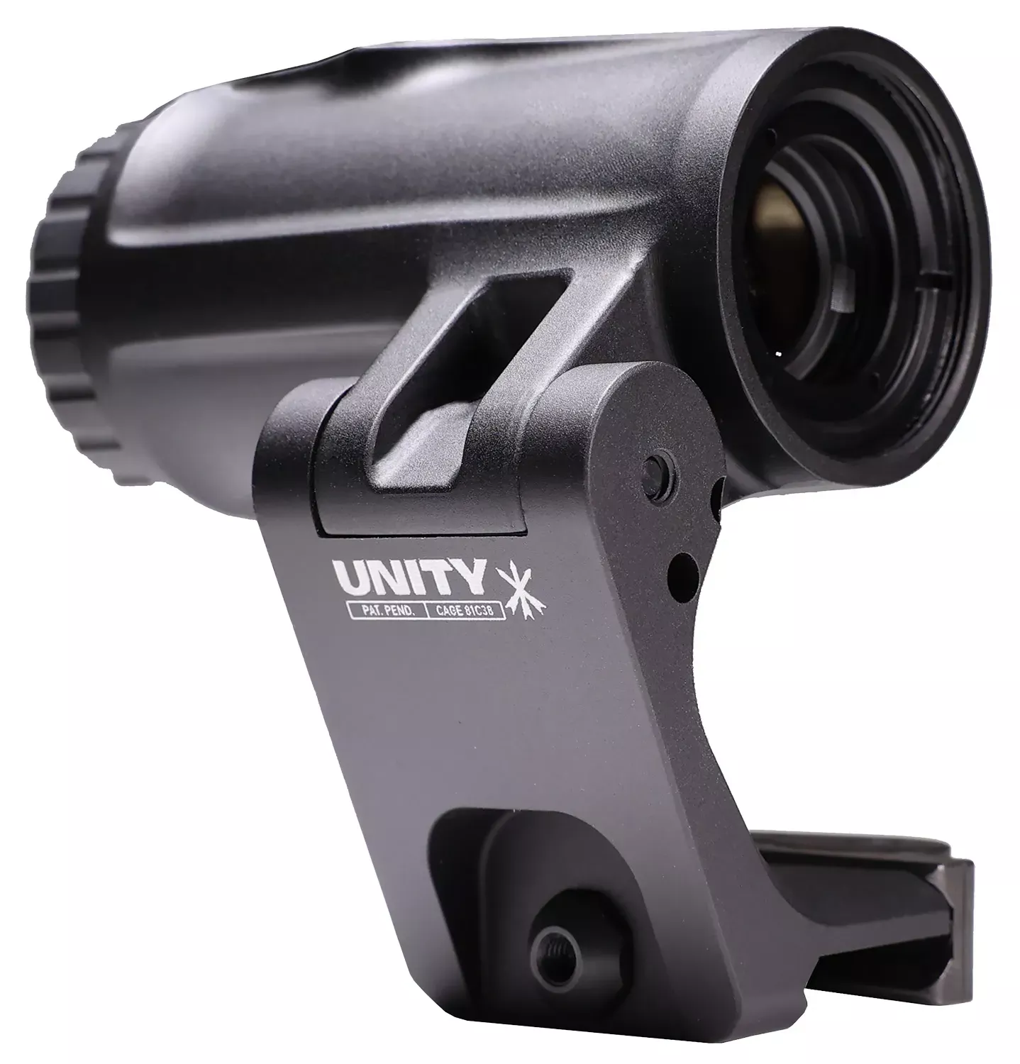 Unity Tactical FAST FTC 4X Magnifier with Integrated QD Flip-to-Center Mount FSTM4B