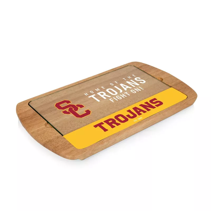 USC Trojans – Billboard Glass Top Serving Tray
