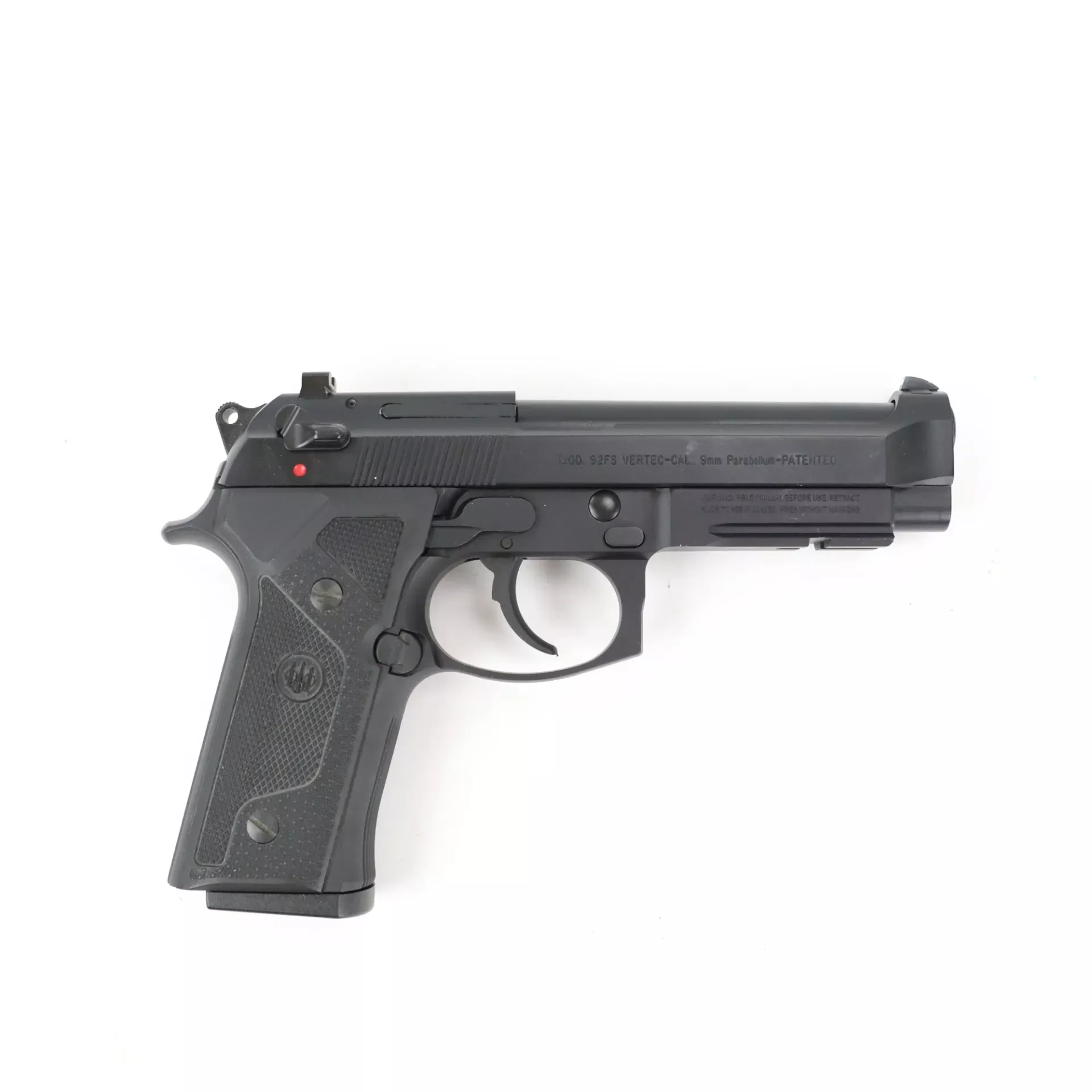 USED – Beretta 92FS Vertec 9mm Semi Auto Pistol GTO382137