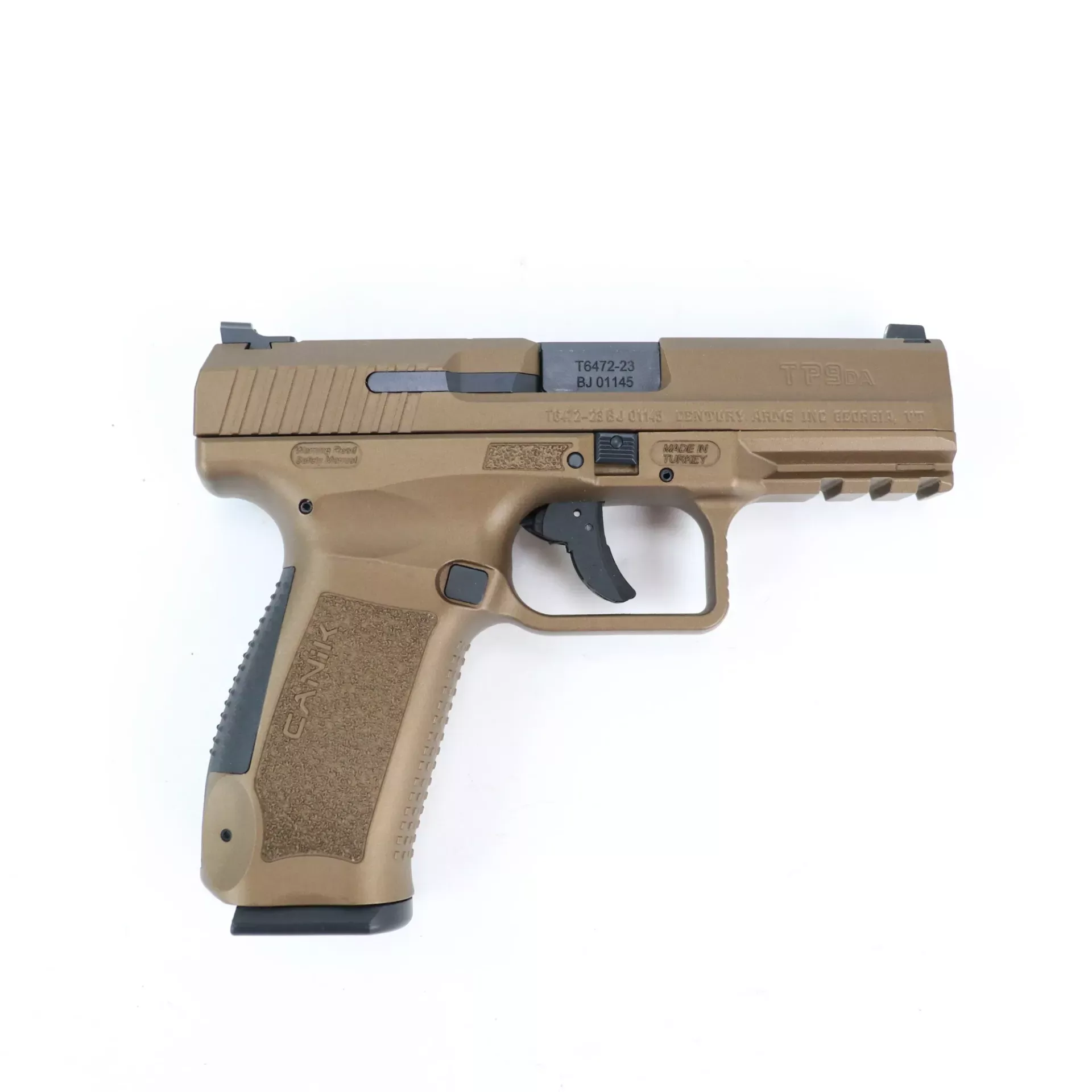 USED - Canik TP9DA 9mm Semi Auto Pistol GTO380556