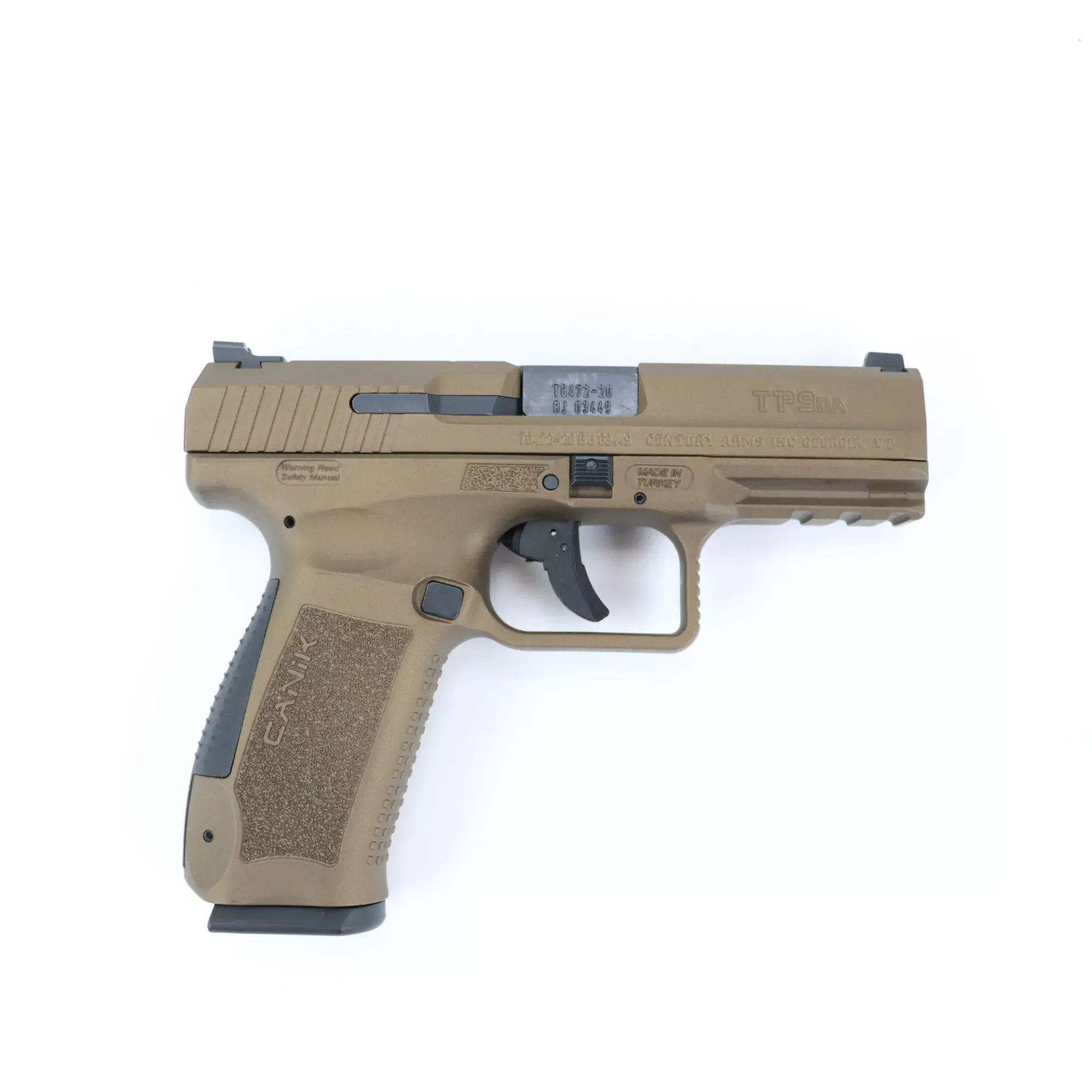 USED - Canik TP9DA 9mm Semi Auto Pistol GTO506819