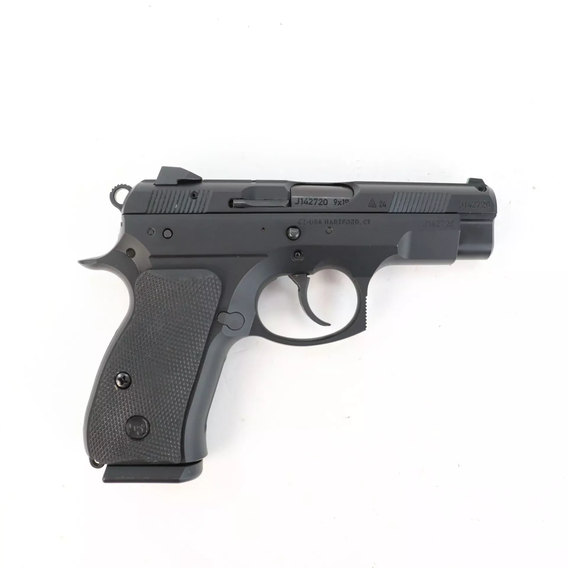 USED - CZ 75D Compact 9mm Semi Auto Pistol GTO380044