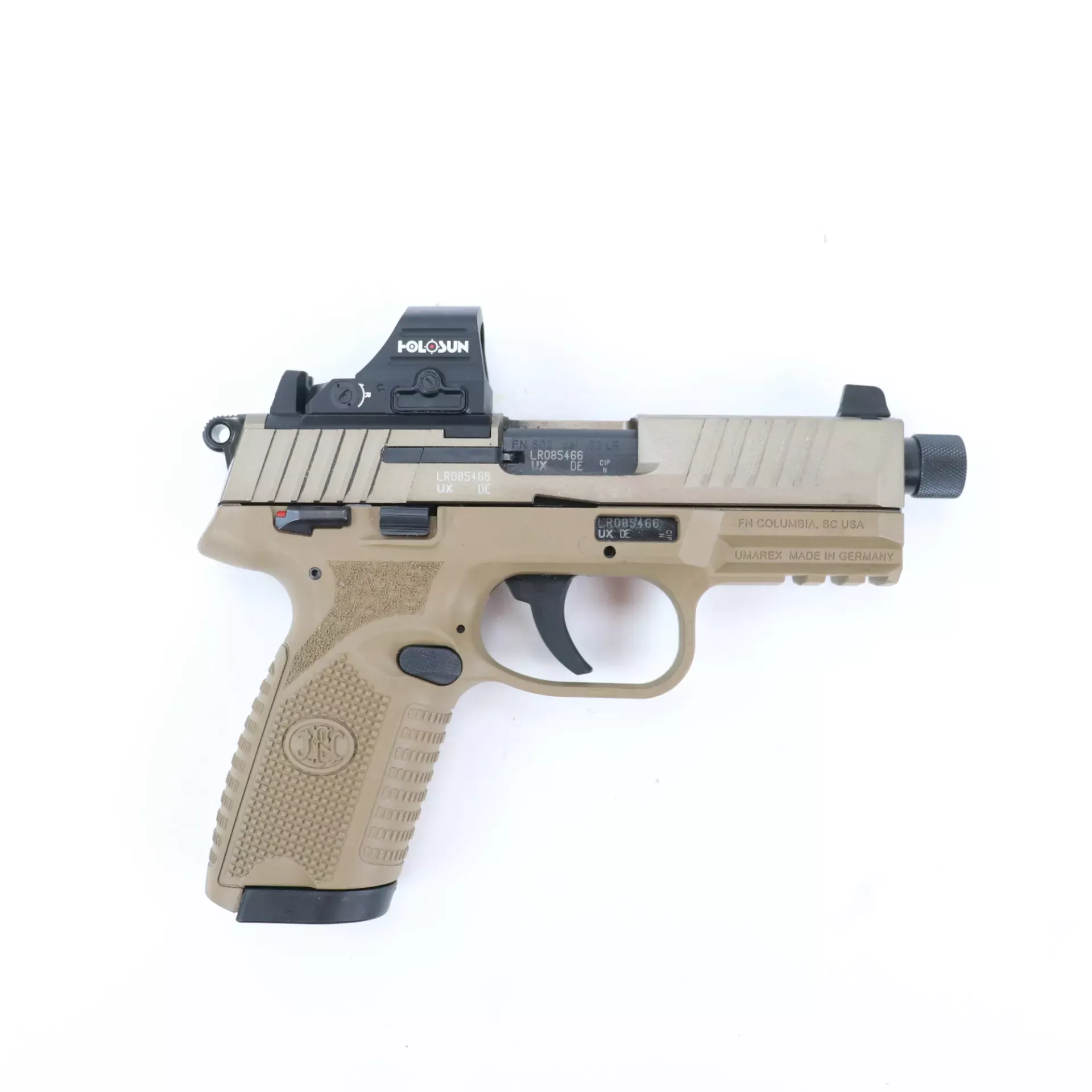 USED - FN 502 Tactical 22LR Semi Auto Pistol GTO381511
