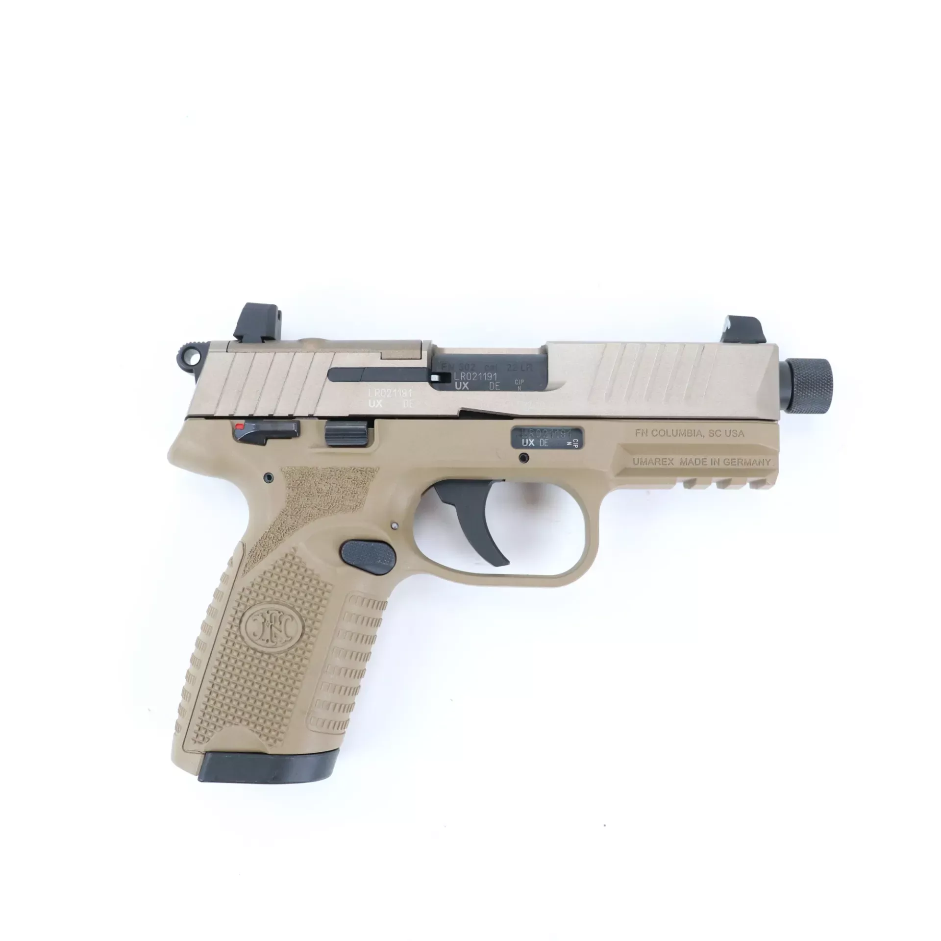 USED - FNH 502 22LR Semi Auto Pistol GTO380960