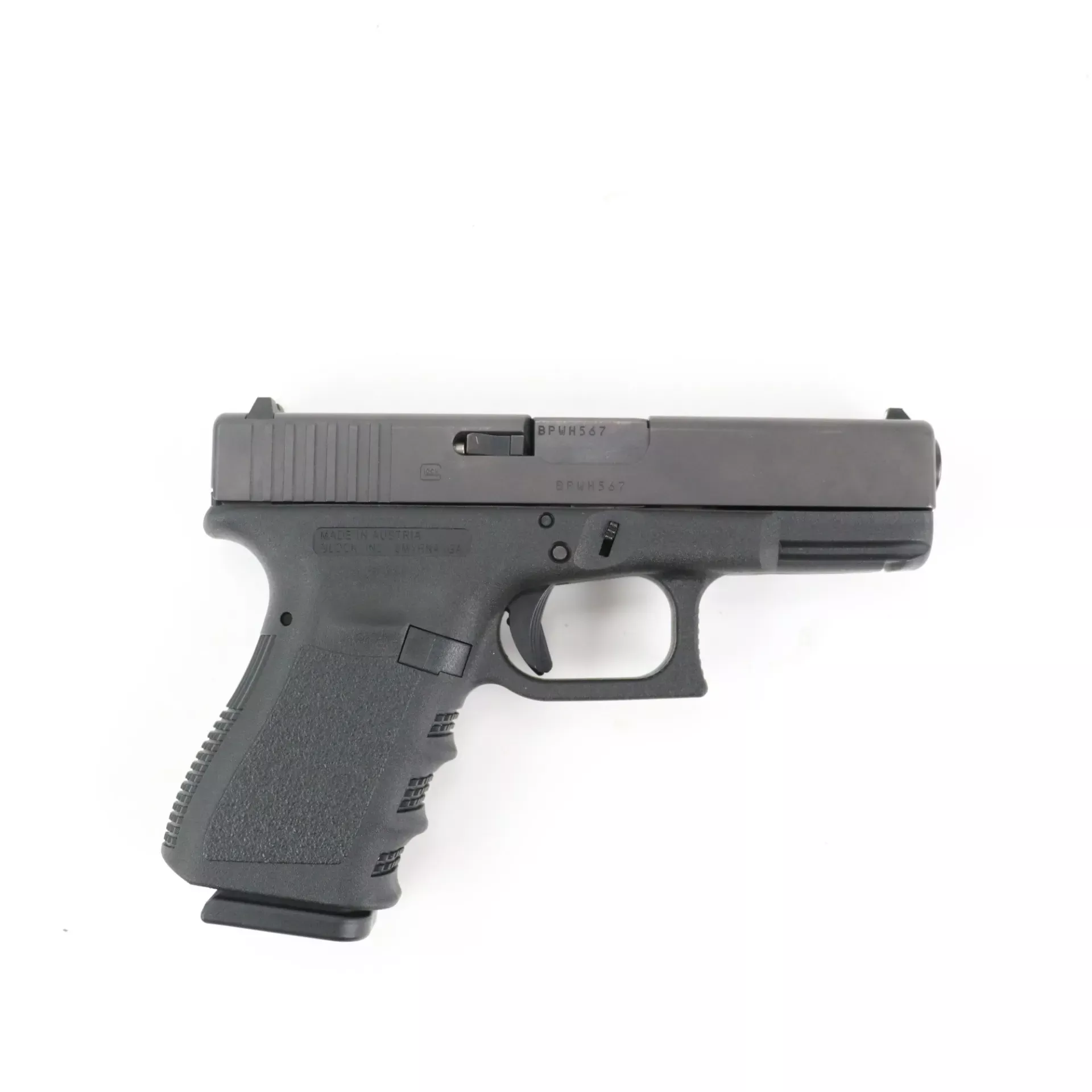 USED - Glock 19 9mm Semi Auto Pistol GTO381536
