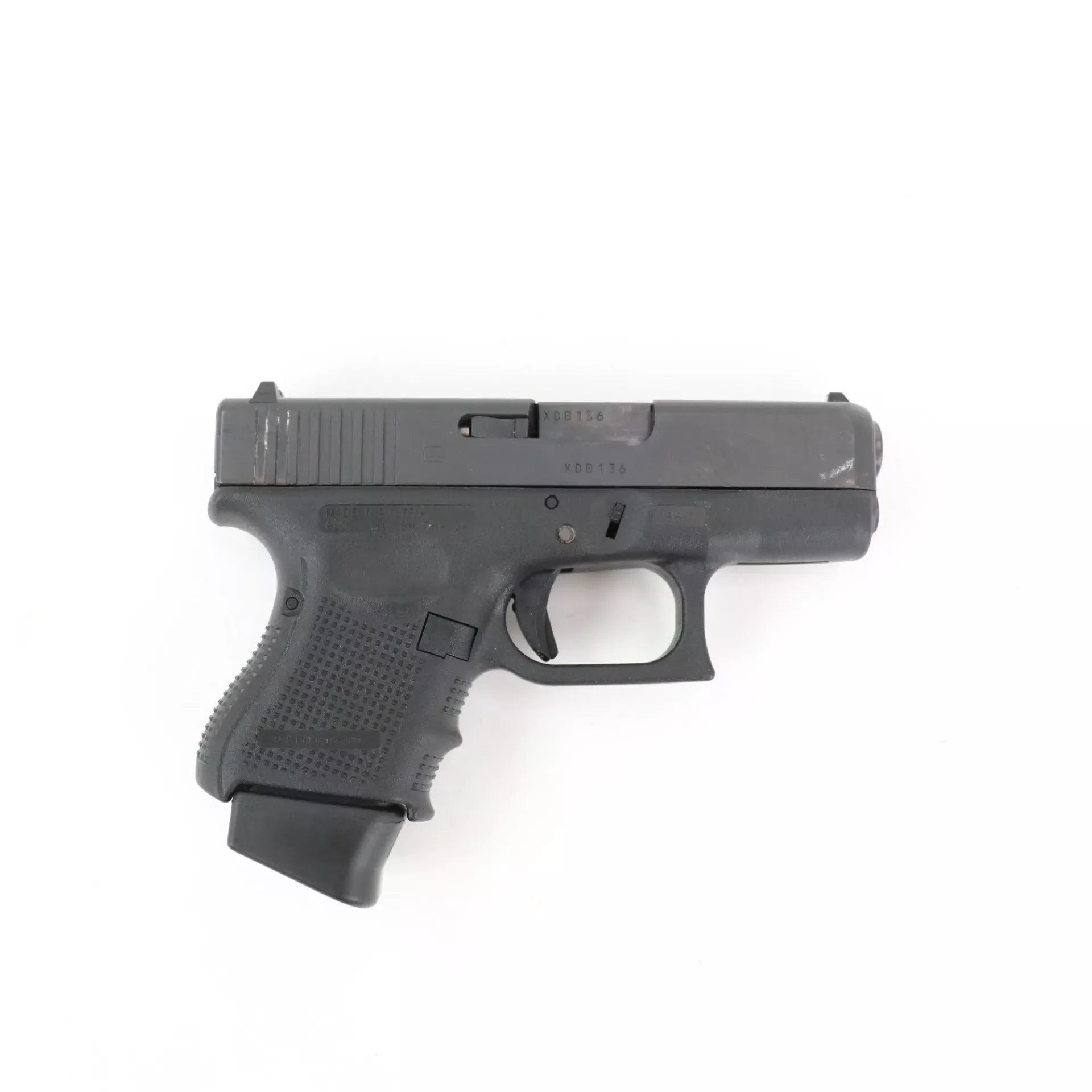 USED - Glock 26 9mm Semi Auto Pistol GTO382281