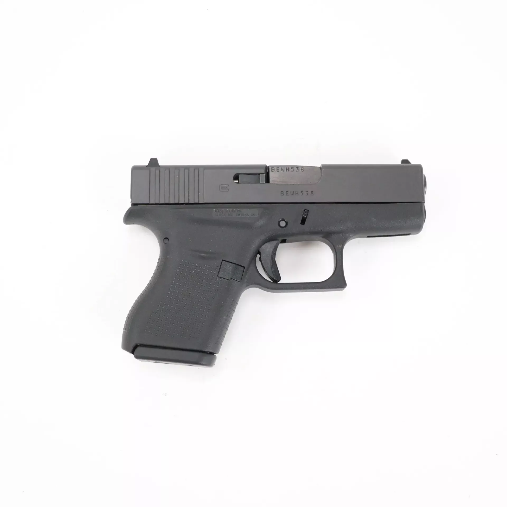 USED – Glock 43 9mm Semi Auto Pistol GTO377645