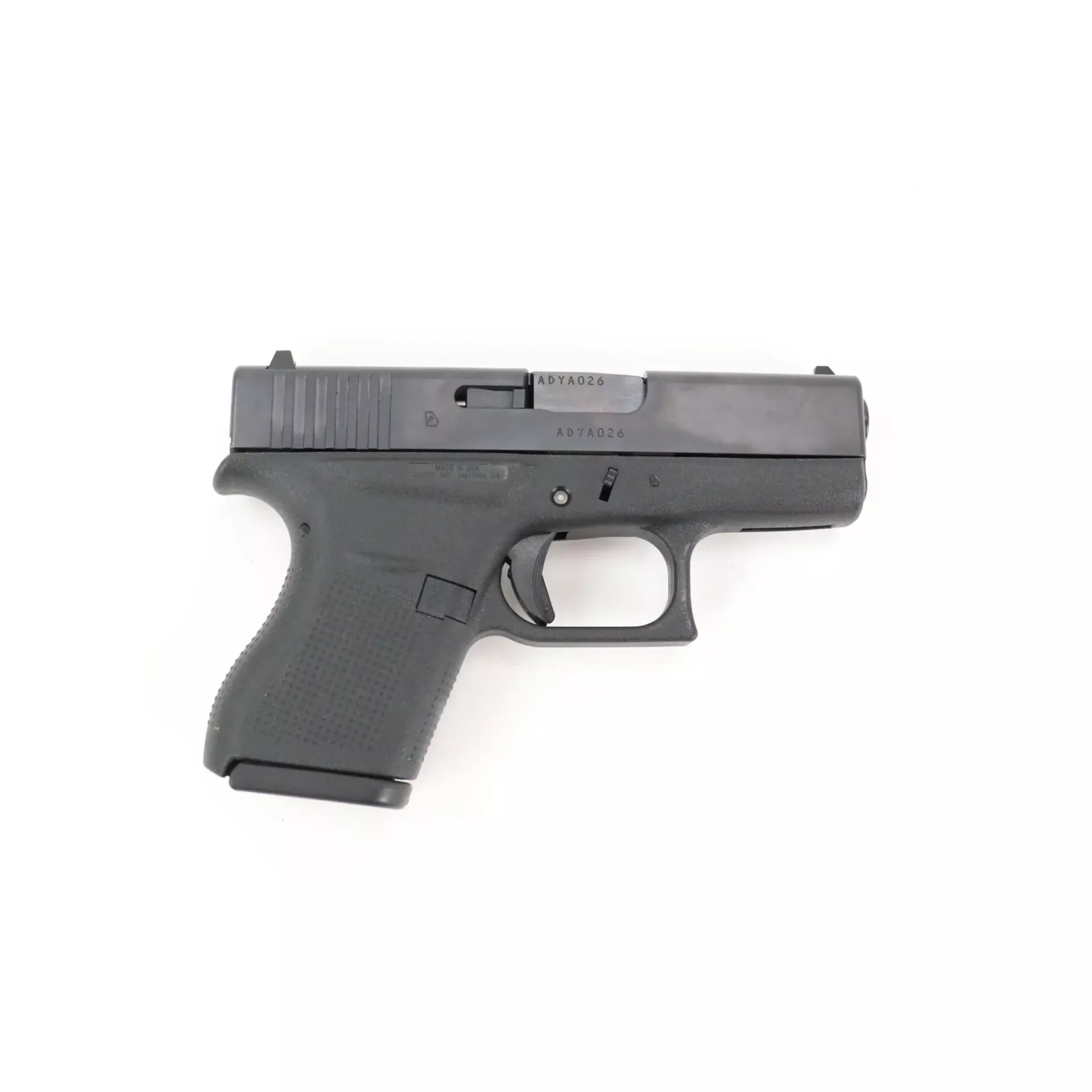 USED – Glock 43 9mm Semi Auto Pistol GTO379585