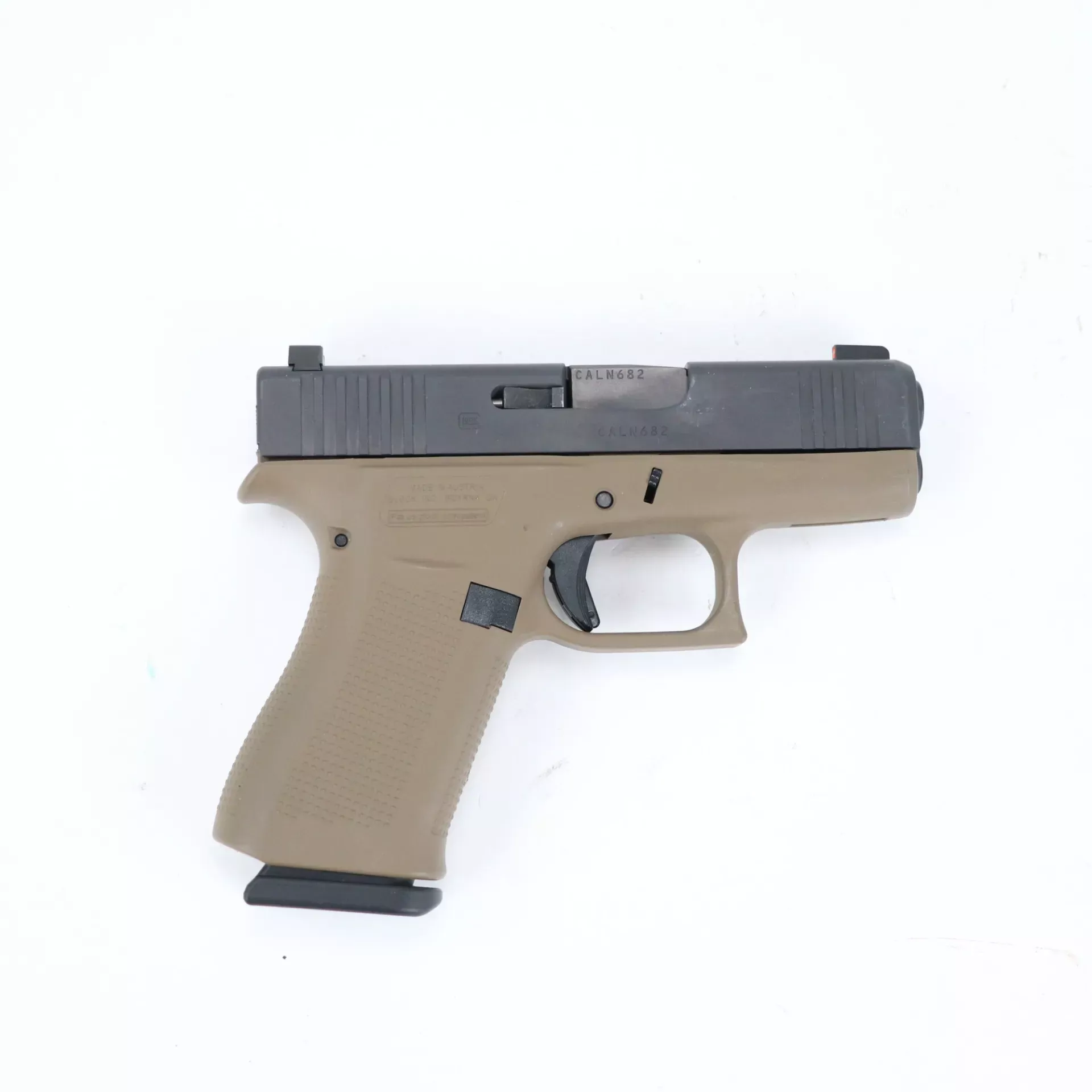 USED – Glock 43X 9mm Semi Auto Pistol GTO377946