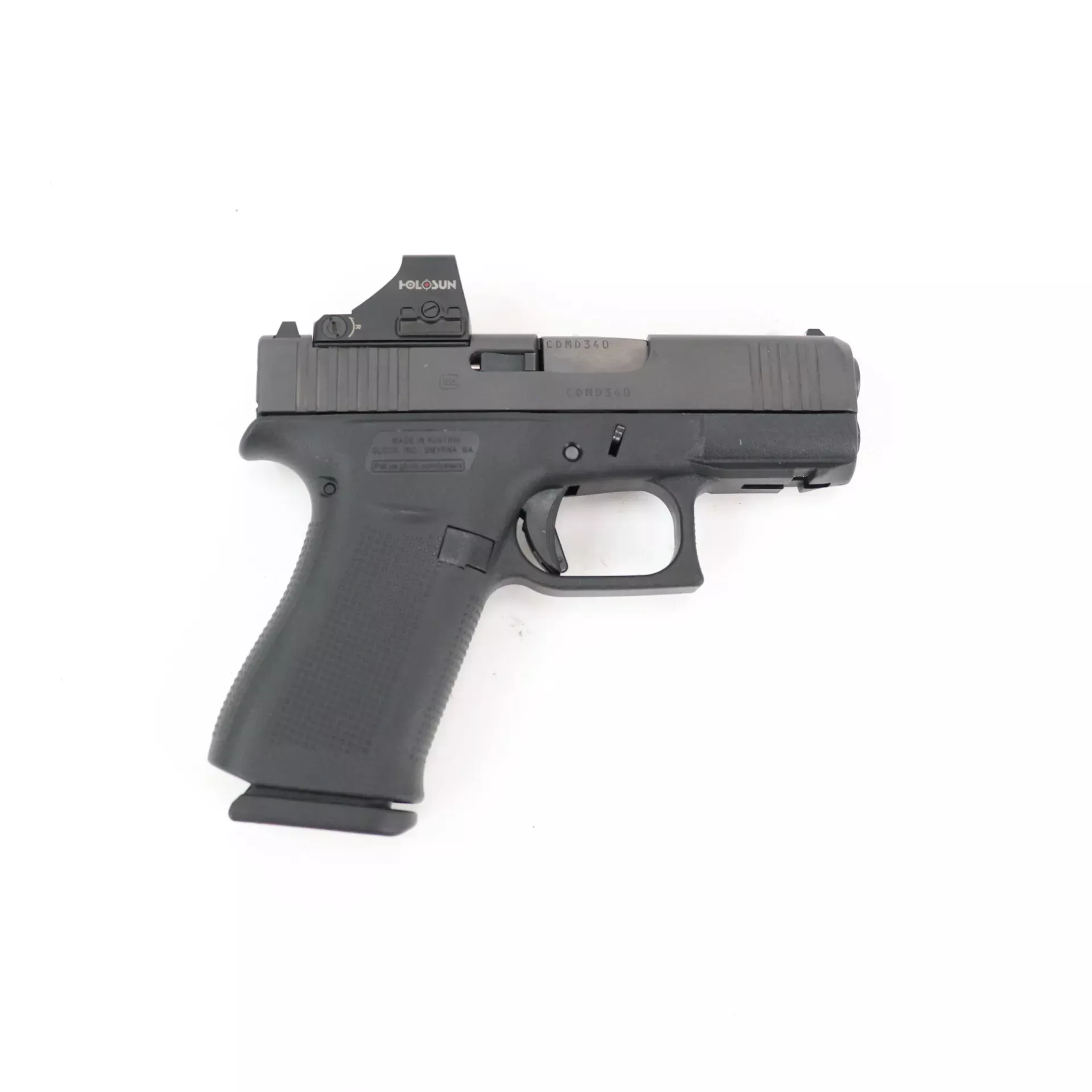 USED - Glock 43X 9mm Semi Auto Pistol GTO379637