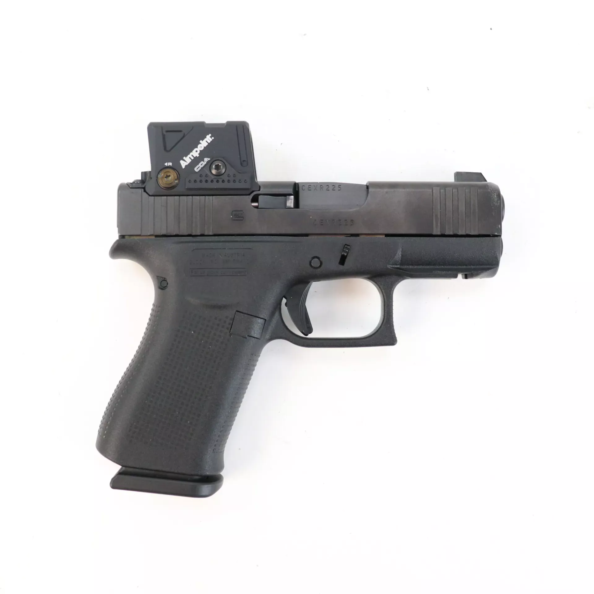 USED - Glock 43X 9mm Semi Auto Pistol GTO380008