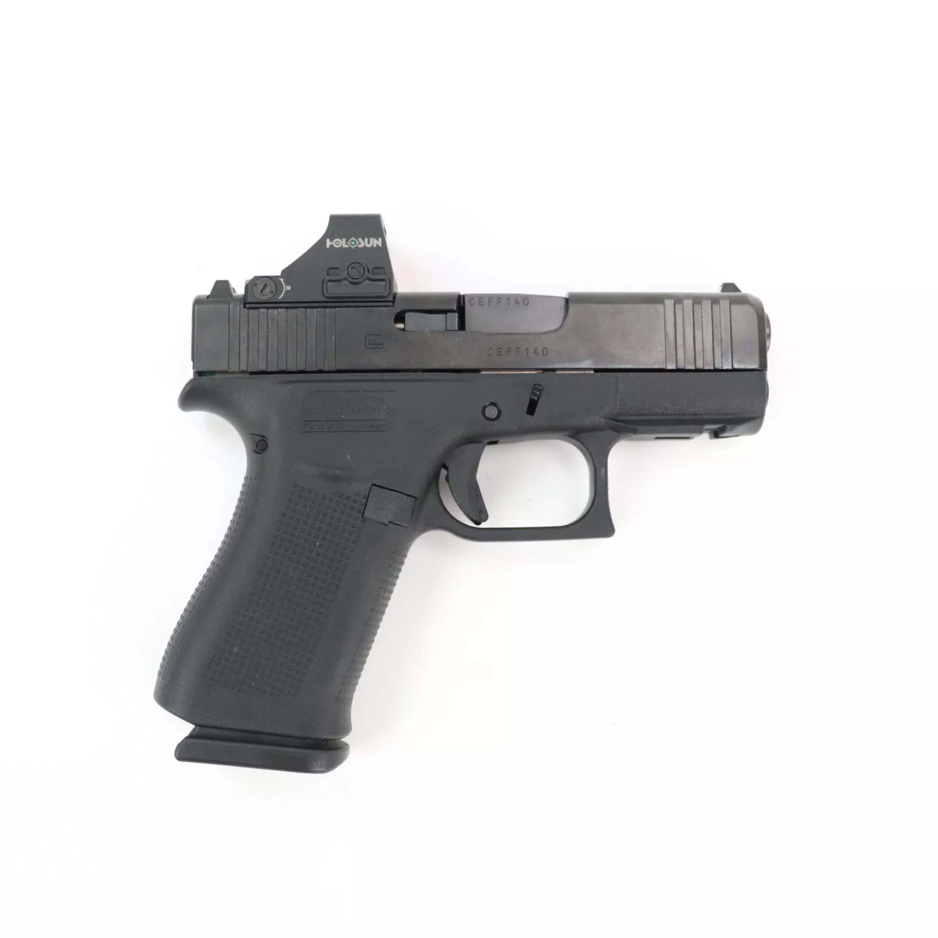 USED – Glock 43X 9mm Semi Auto Pistol GTO381002