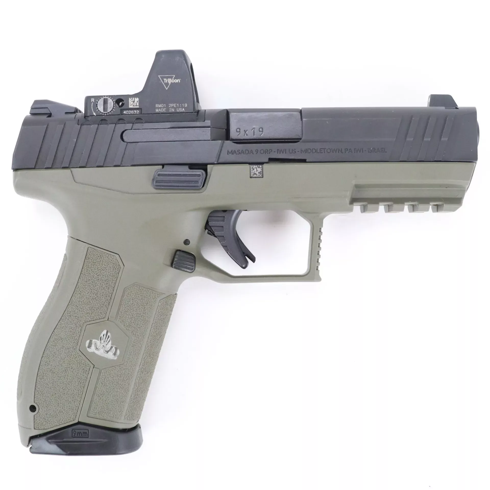 USED - Israel Weapon Industries Masada 9 ORP GTO373407