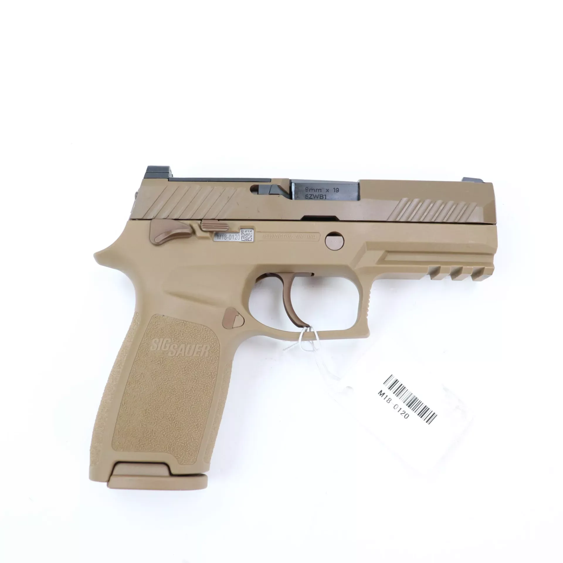 USED - Sig Sauer M18 9mm Semi Auto Pistol GTO506807